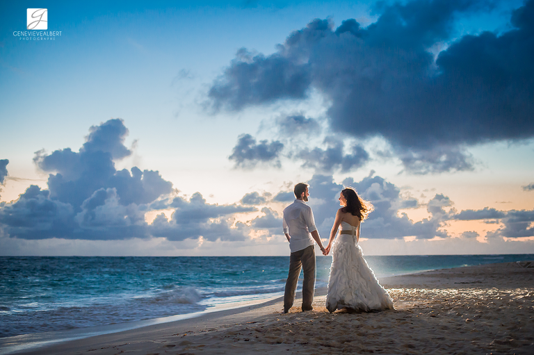 photographe mariage dans le sud, Majestic Colonial, Punta Cana, Destination Wedding Photographer, Genevieve Albert, trash the dress