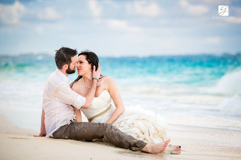 photographe mariage dans le sud, Majestic Colonial, Punta Cana, Destination Wedding Photographer, Genevieve Albert, trash the dress