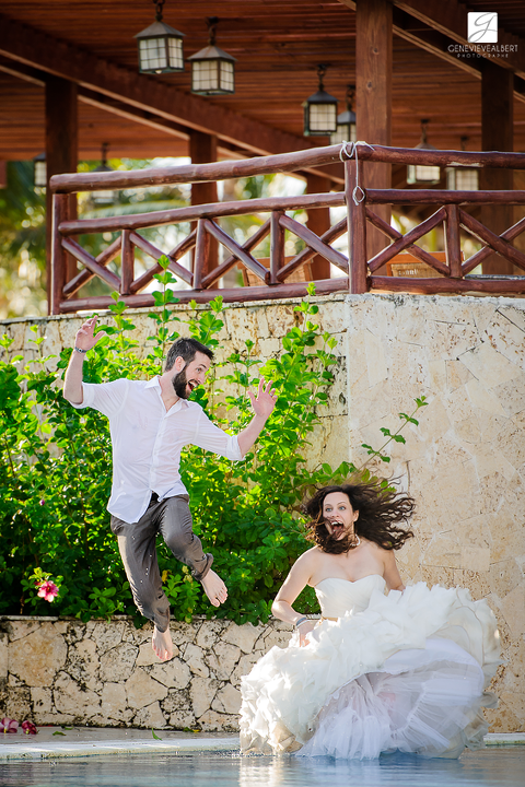 photographe mariage dans le sud, Majestic Colonial, Punta Cana, Destination Wedding Photographer, Genevieve Albert, trash the dress