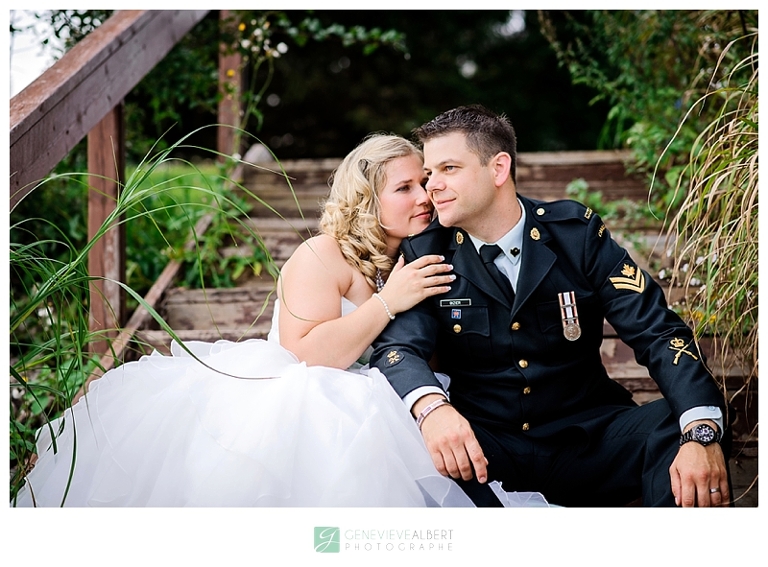 mariage militaire, photographe, military wedding, hawkesbury, chutes à blondeau, gatineau ottawa wedding photographer, genevieve albert, haie d'honneur