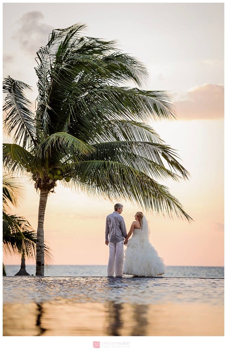 photographe mariage dans le sud, riviera maya, mexique, Trash the Dress, Destination Wedding Photographer, Genevieve Albert, secrets silversands, karine damphousse