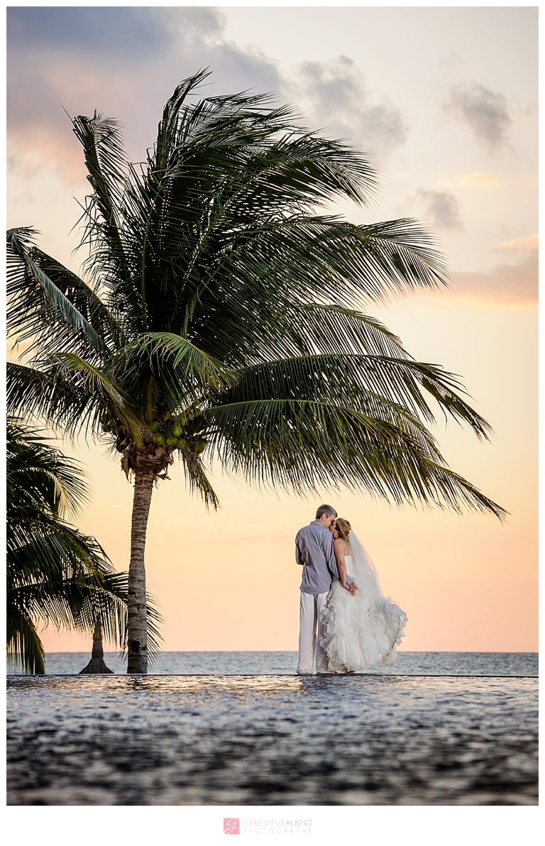 photographe mariage dans le sud, riviera maya, mexique, Trash the Dress, Destination Wedding Photographer, Genevieve Albert, secrets silversands, karine damphousse