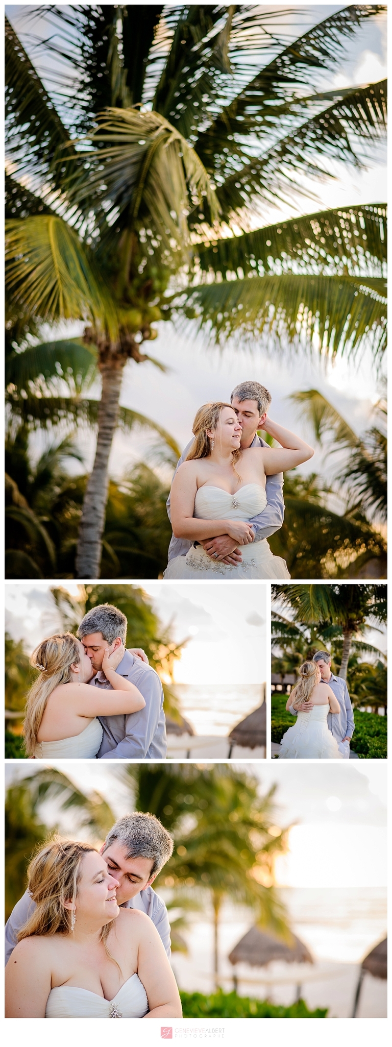 photographe mariage dans le sud, riviera maya, mexique, Trash the Dress, Destination Wedding Photographer, Genevieve Albert, secrets silversands, karine damphousse