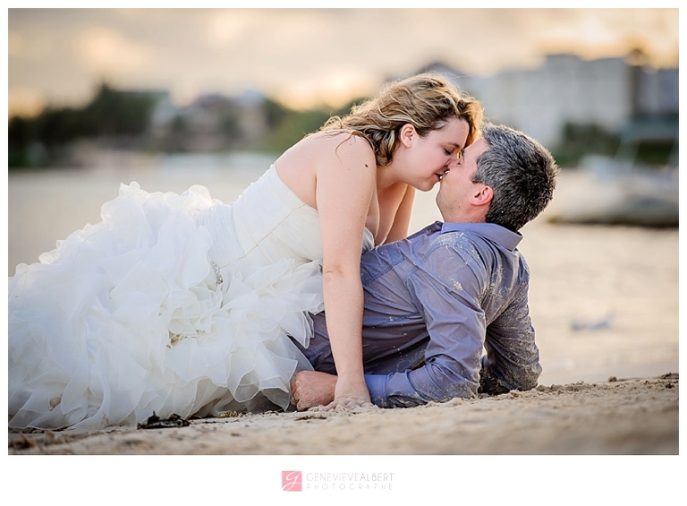 photographe mariage dans le sud, riviera maya, mexique, Trash the Dress, Destination Wedding Photographer, Genevieve Albert, secrets silversands,