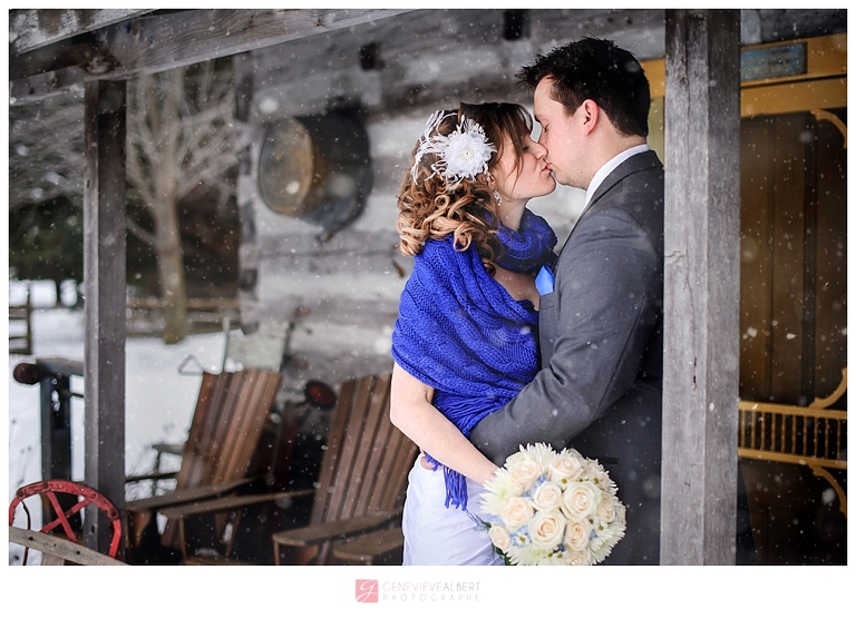 winter wedding, marriage d'hiver, photographer, photographe, ottawa, gatineau, rockland, outaouais, neige, snow, hammond, bourget, vintage, genevieve albert