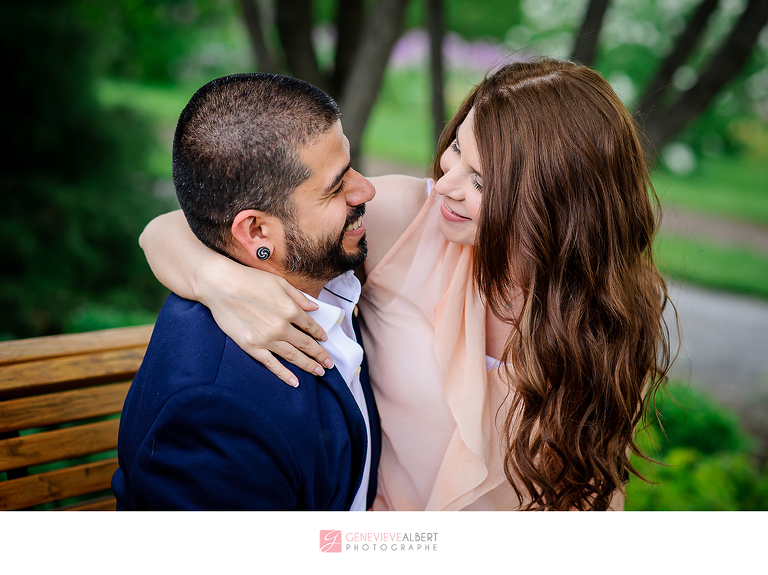 fiancailles, engagement, Central experimental farm, ottawa, ferme expérimentale, rockland, photographer, photographe, genevieve albert photographe. lilac