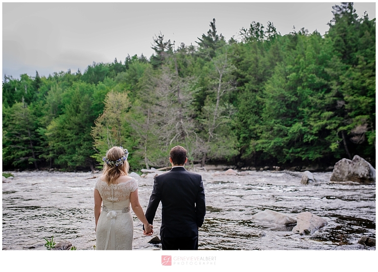 lake placid, whiteface mountain, wedding, church, boho, flower crown, photographe mariage, gatineau ottawa rockland wedding, photographer, rustic, woodsy, wood, new york, woodland, river, falls