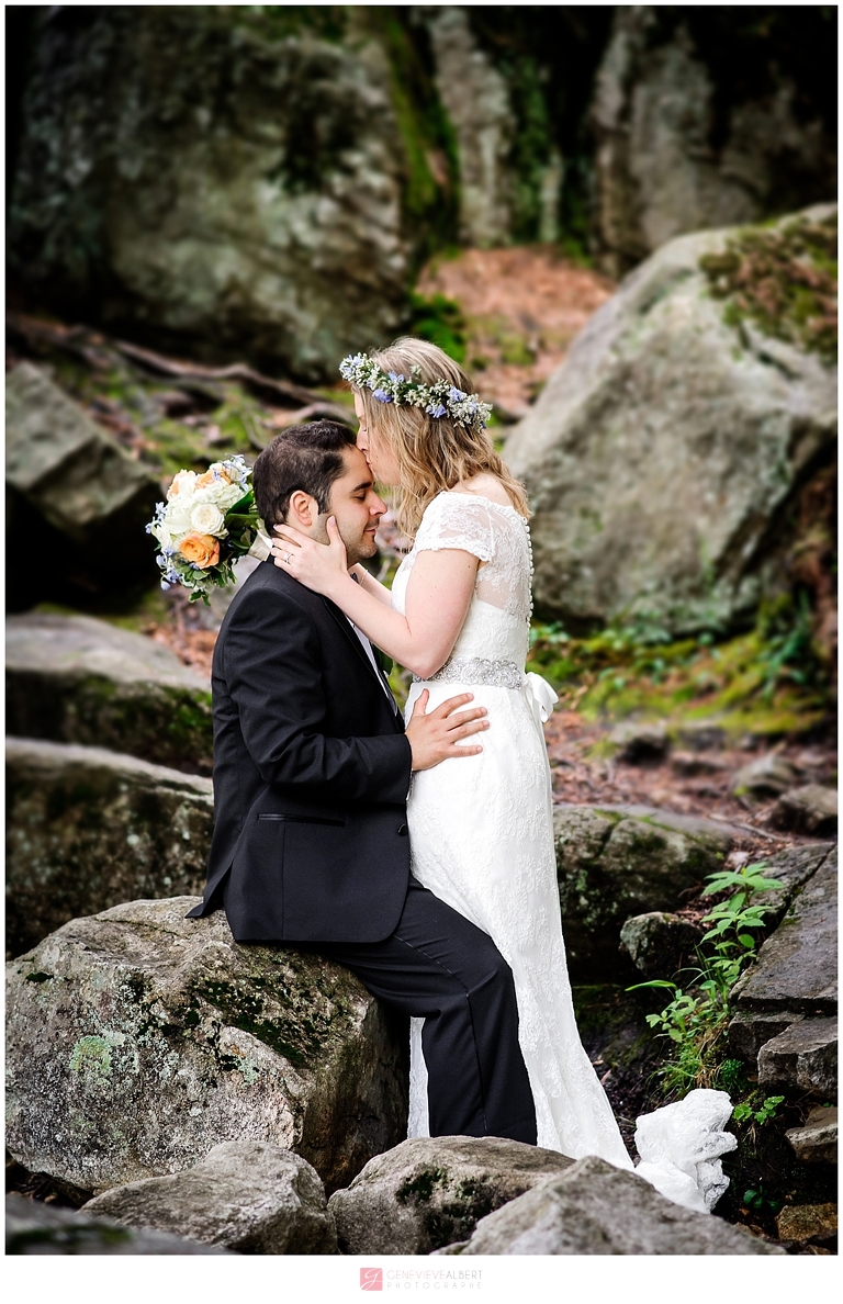 lake placid, whiteface mountain, wedding, church, boho, flower crown, photographe mariage, gatineau ottawa rockland wedding, photographer, rustic, woodsy, wood, new york, woodland, river, falls