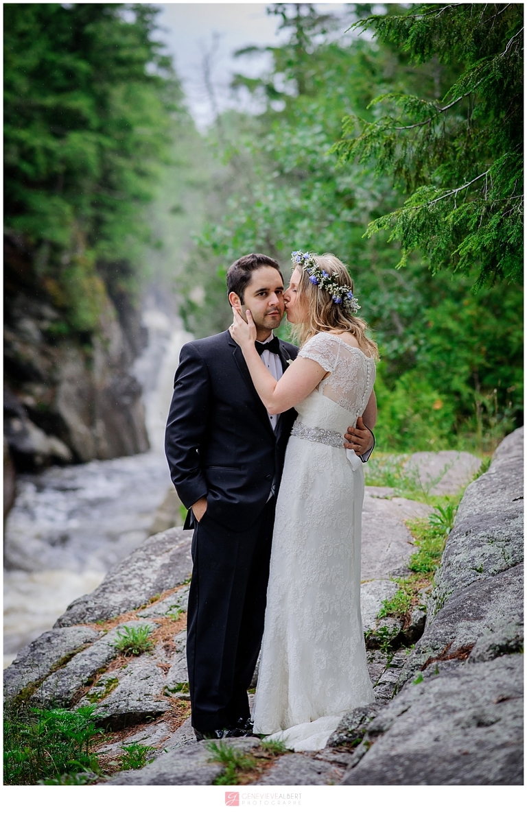 lake placid, whiteface mountain, wedding, church, boho, flower crown, photographe mariage, gatineau ottawa rockland wedding, photographer, rustic, woodsy, wood, new york, woodland, river, falls