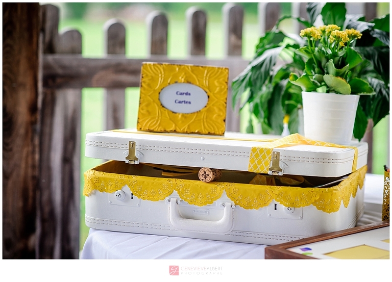 mariage champêtre, garden wedding, musée de cumberland, museum, rustic, rustique, yellow, genevieve albert photographe