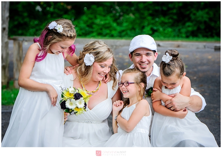 mariage champêtre, garden wedding, musée de cumberland, museum, rustic, rustique, yellow, genevieve albert photographe