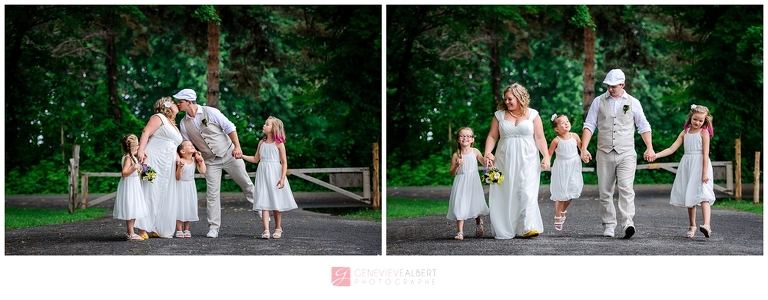 mariage champêtre, garden wedding, musée de cumberland, museum, rustic, rustique, yellow, genevieve albert photographe