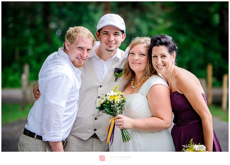 mariage champêtre, garden wedding, musée de cumberland, museum, rustic, rustique, yellow, genevieve albert photographe