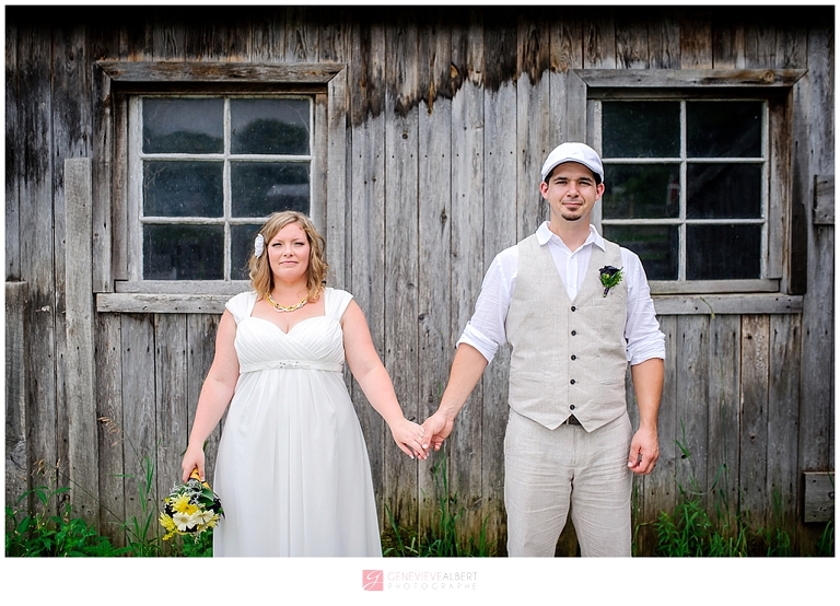 mariage champêtre, garden wedding, musée de cumberland, museum, rustic, rustique, yellow, genevieve albert photographe