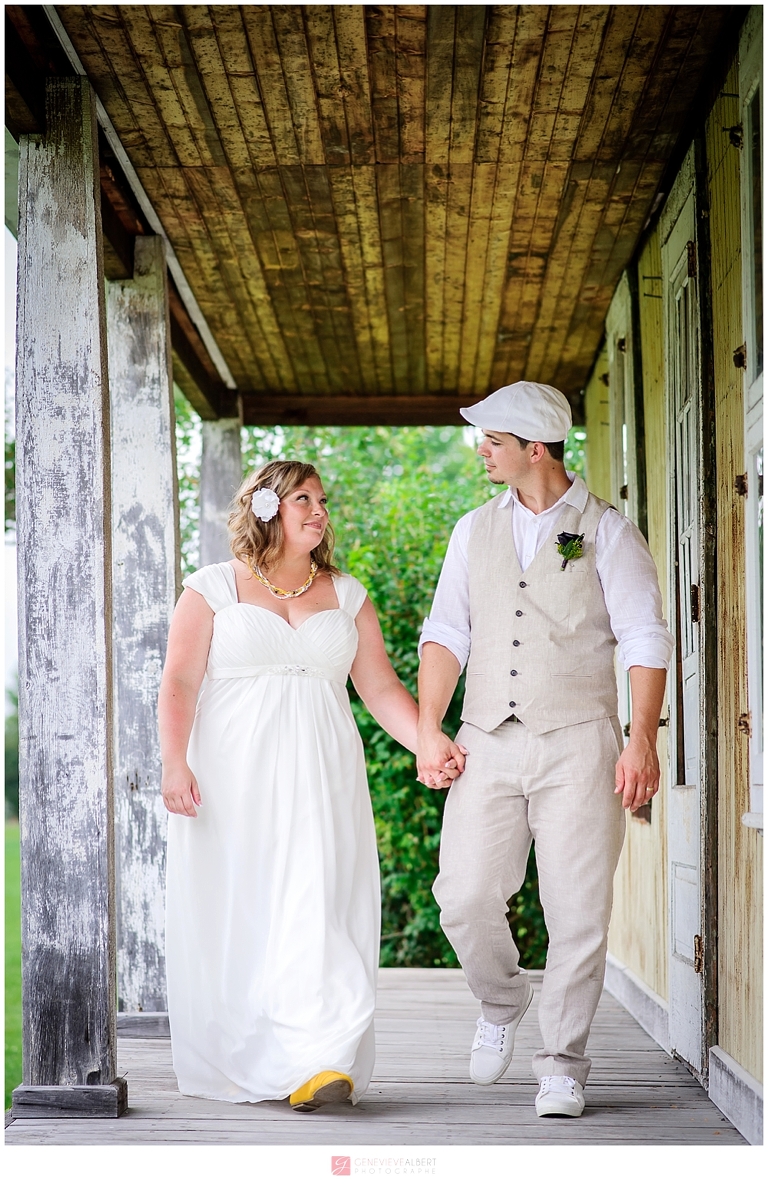 mariage champêtre, garden wedding, musée de cumberland, museum, rustic, rustique, yellow, genevieve albert photographe