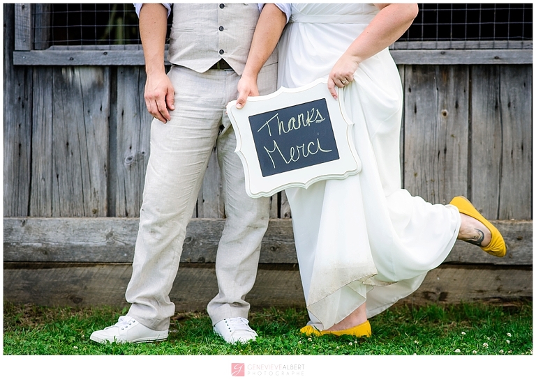 mariage champêtre, garden wedding, musée de cumberland, museum, rustic, rustique, yellow, genevieve albert photographe