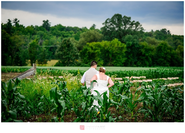 mariage champêtre, garden wedding, musée de cumberland, museum, rustic, rustique, yellow, genevieve albert photographe