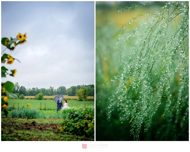 Strathmere, wedding, venue, mariage, pluvieux, rainy, photographer, photographe, genevieve albert, rustic, ottawa