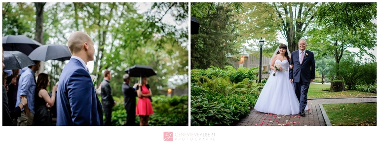 Strathmere, wedding, venue, mariage, pluvieux, rainy, photographer, photographe, genevieve albert, rustic, ottawa