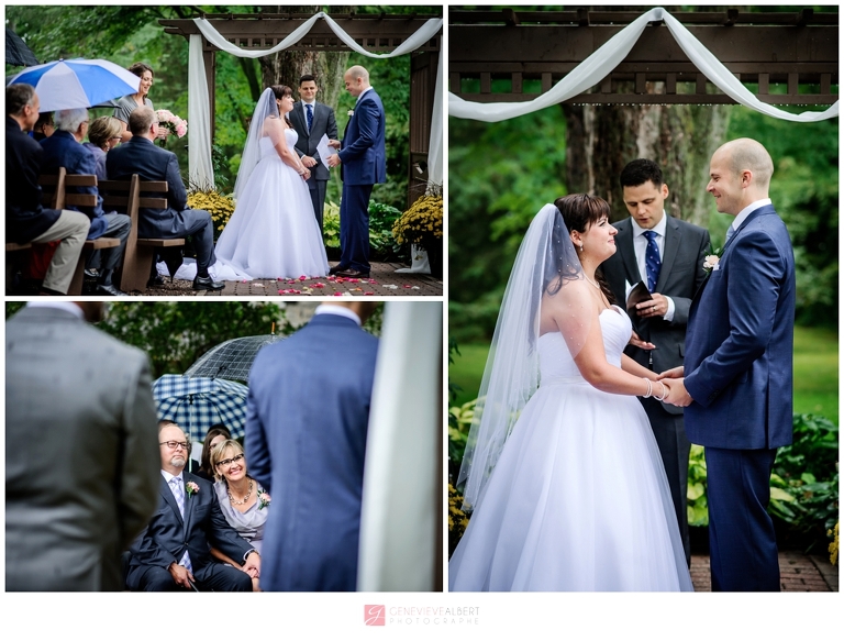 Strathmere, wedding, venue, mariage, pluvieux, rainy, photographer, photographe, genevieve albert, rustic, ottawa