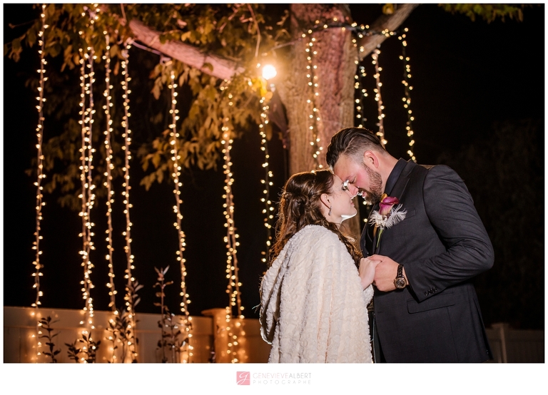 mariage de nuit, bal masqué, Masquerade Night wedding, halloween wedding, rockland, ontario, genevieve albert photographer