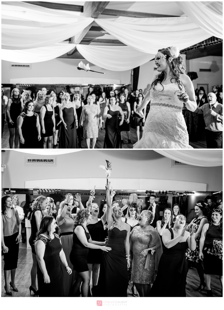 mariage de nuit, bal masqué, Masquerade Night wedding, halloween wedding, rockland, ontario, genevieve albert photographer