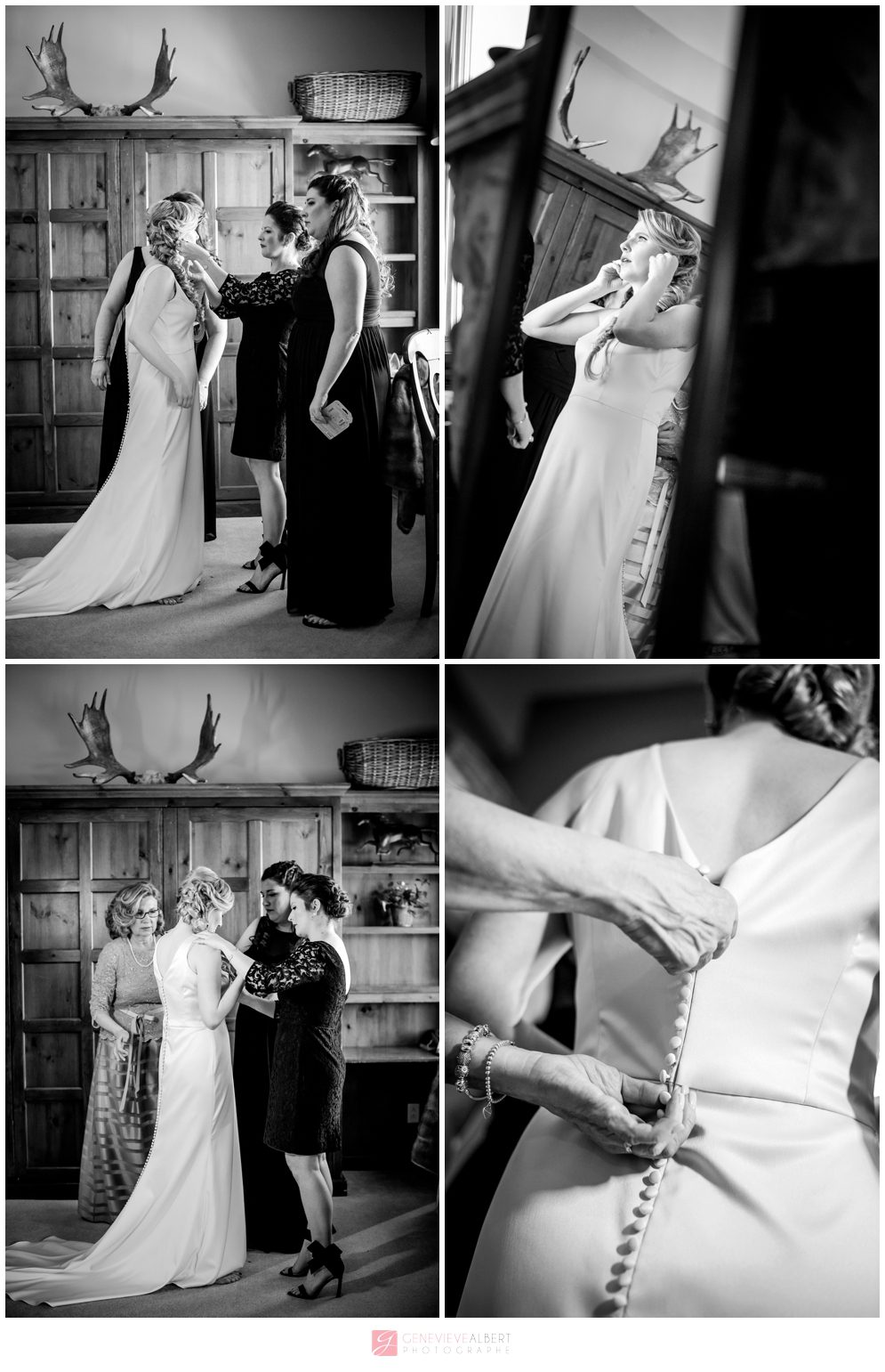 mariage d'hiver, winter wedding, Grand Lodge Mont-Tremblant, photographer