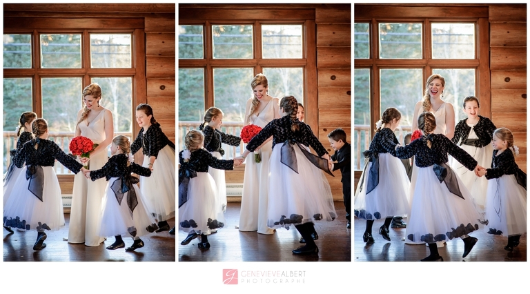 mariage d'hiver, winter wedding, Grand Lodge Mont-Tremblant, photographer