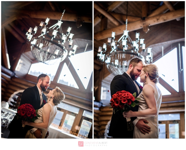 mariage d'hiver, winter wedding, Grand Lodge Mont-Tremblant, photographer