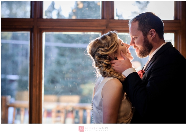 mariage d'hiver, winter wedding, Grand Lodge Mont-Tremblant, photographer