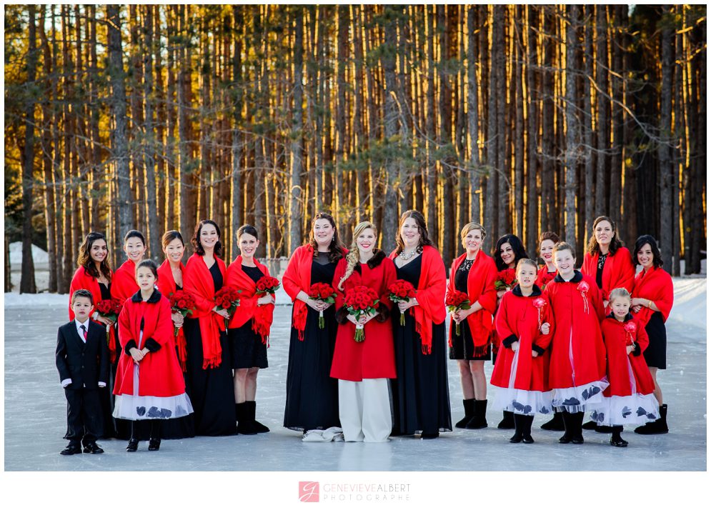 mariage d'hiver, winter wedding, Grand Lodge Mont-Tremblant, photographer