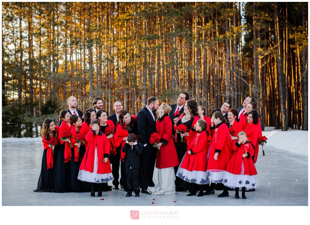 mariage d'hiver, winter wedding, Grand Lodge Mont-Tremblant, photographer