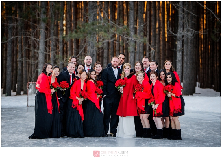 mariage d'hiver, winter wedding, Grand Lodge Mont-Tremblant, photographer