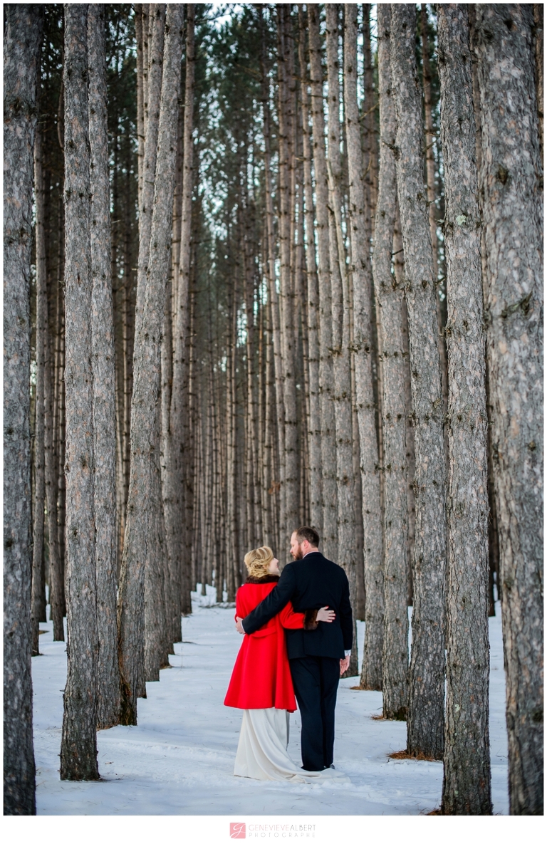 mariage d'hiver, winter wedding, Grand Lodge Mont-Tremblant, photographer
