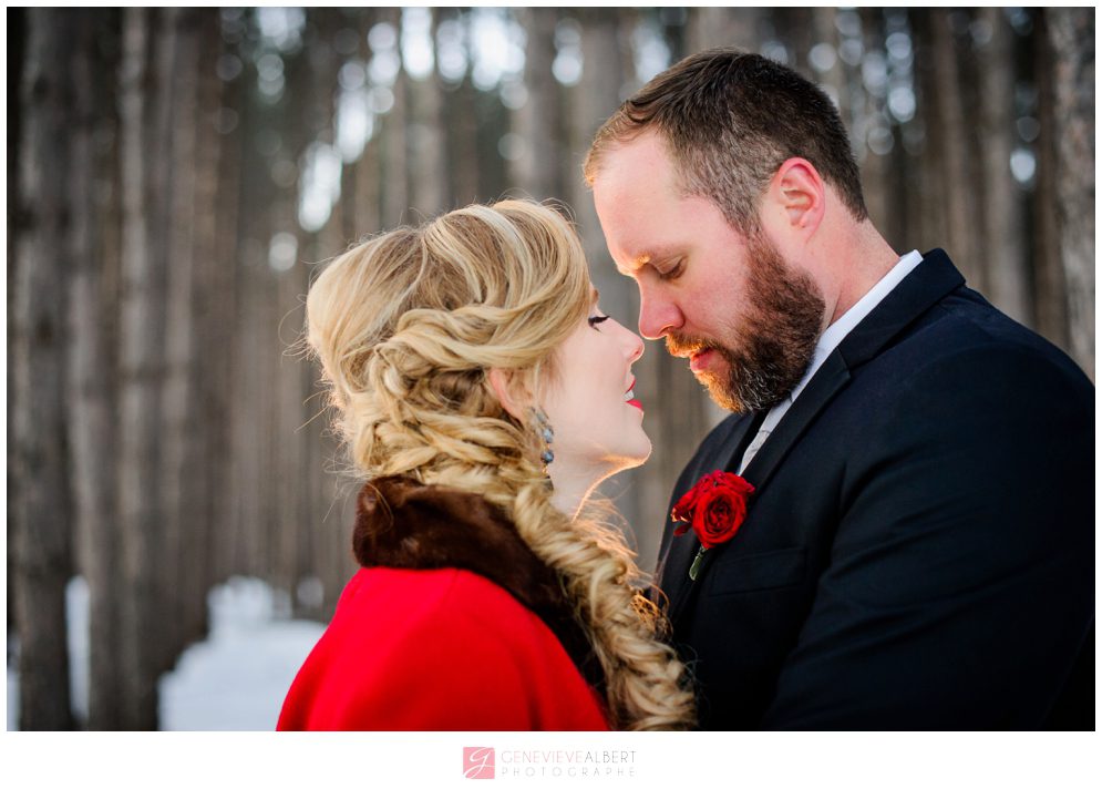 mariage d'hiver, winter wedding, Grand Lodge Mont-Tremblant, photographer