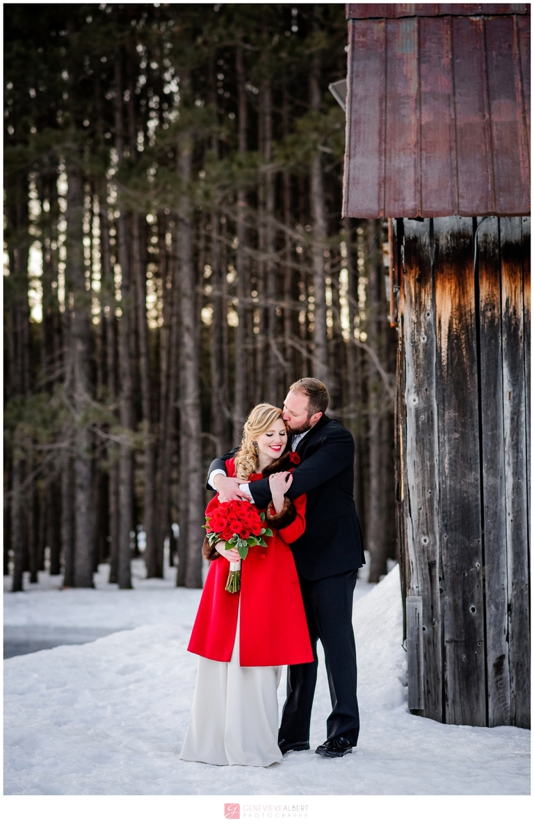 mariage d'hiver, winter wedding, Grand Lodge Mont-Tremblant, photographer