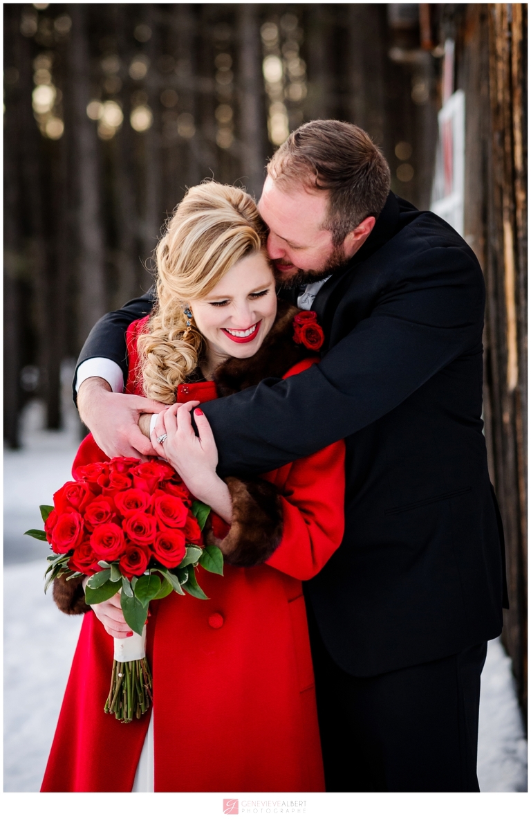 mariage d'hiver, winter wedding, Grand Lodge Mont-Tremblant, photographer