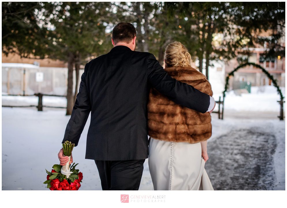 mariage d'hiver, winter wedding, Grand Lodge Mont-Tremblant, photographer