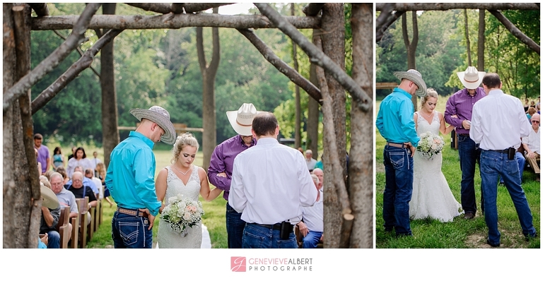 mariage, wedding, sylvan cellars, rome city, indiana, photographer, photographe, cowboy, country, barn wedding, rustic, genevieve albert
