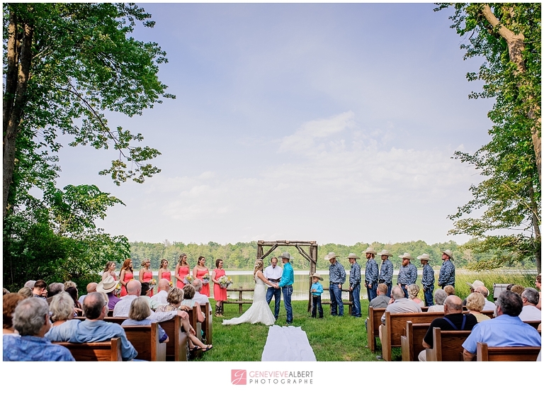 mariage, wedding, sylvan cellars, rome city, indiana, photographer, photographe, cowboy, country, barn wedding, rustic, genevieve albert
