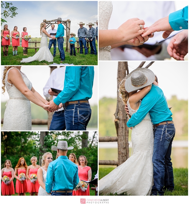 mariage, wedding, sylvan cellars, rome city, indiana, photographer, photographe, cowboy, country, barn wedding, rustic, genevieve albert