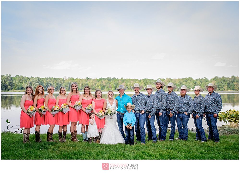 mariage, wedding, sylvan cellars, rome city, indiana, photographer, photographe, cowboy, country, barn wedding, rustic, genevieve albert