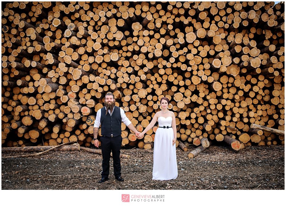 Mariage, wedding, amos, abitibi, bikers, motards, harley davidson, bucheron, lumberjack wedding, motorcycle, moto, Honda Carella, photographe, hotel des eskers