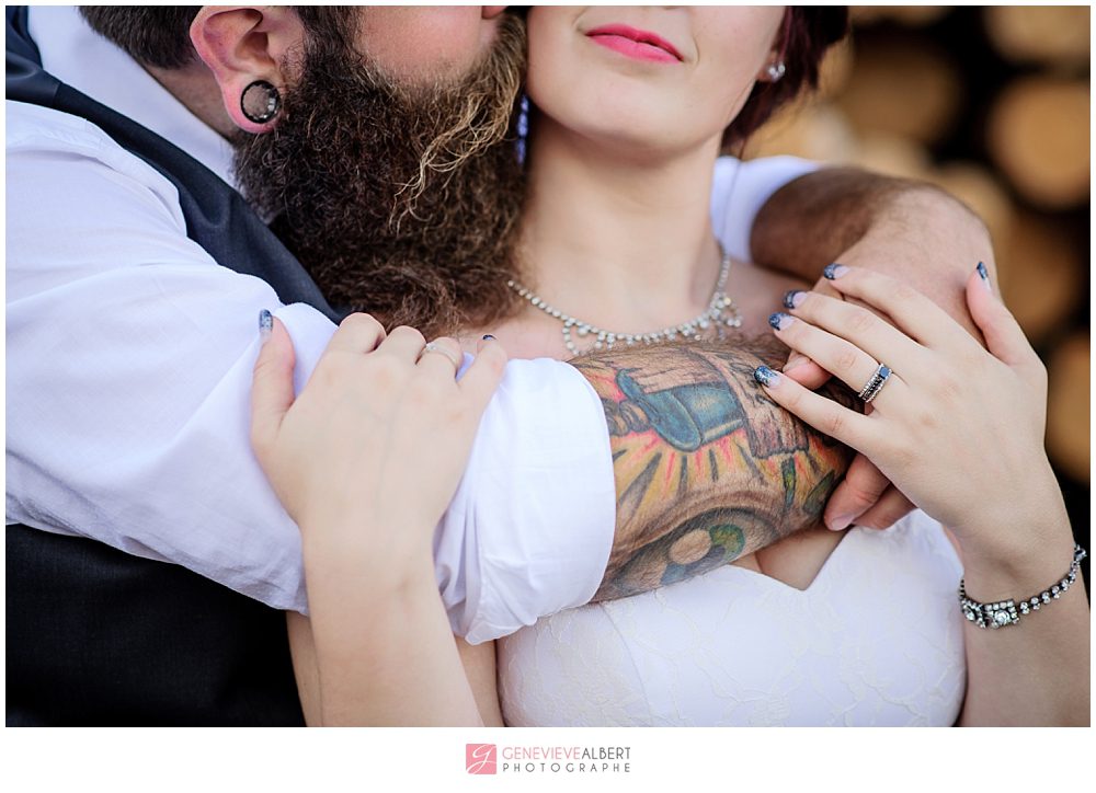 Mariage, wedding, amos, abitibi, bikers, motards, harley davidson, bucheron, lumberjack wedding, motorcycle, moto, Honda Carella, photographe, hotel des eskers
