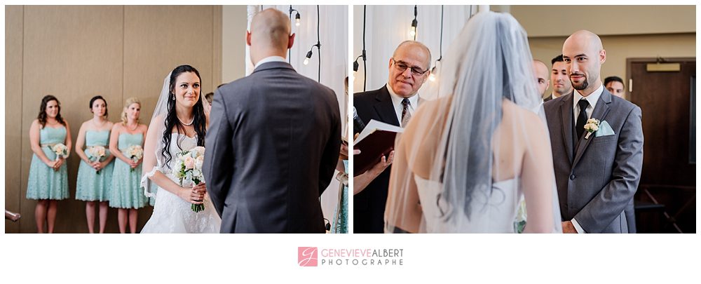 mariage, wedding, photographe de mariage, genevieve albert, rockland, ontario, river rock inn, cumberland heritage museum, mint, blush, vert menthe