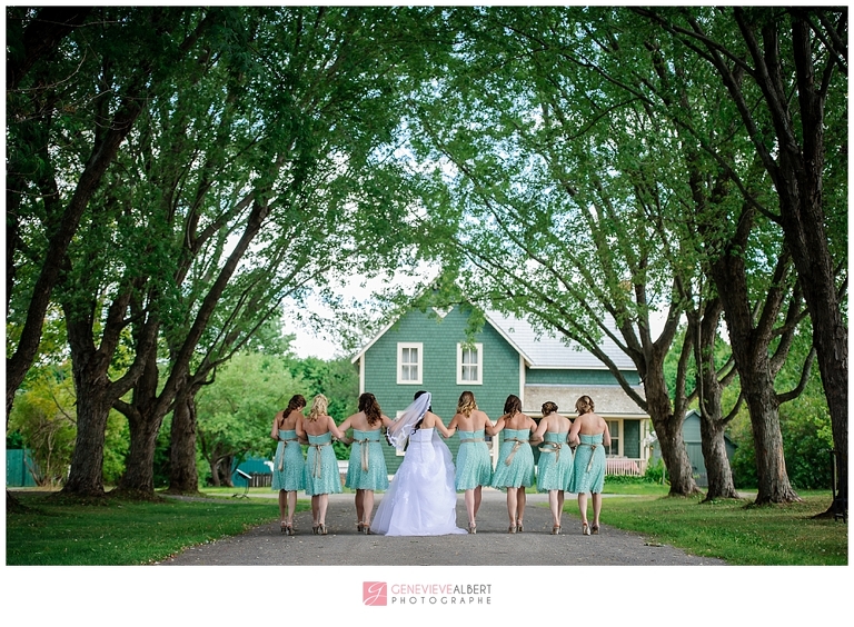 mariage, wedding, photographe de mariage, genevieve albert, rockland, ontario, river rock inn, cumberland heritage museum, mint, blush, vert menthe