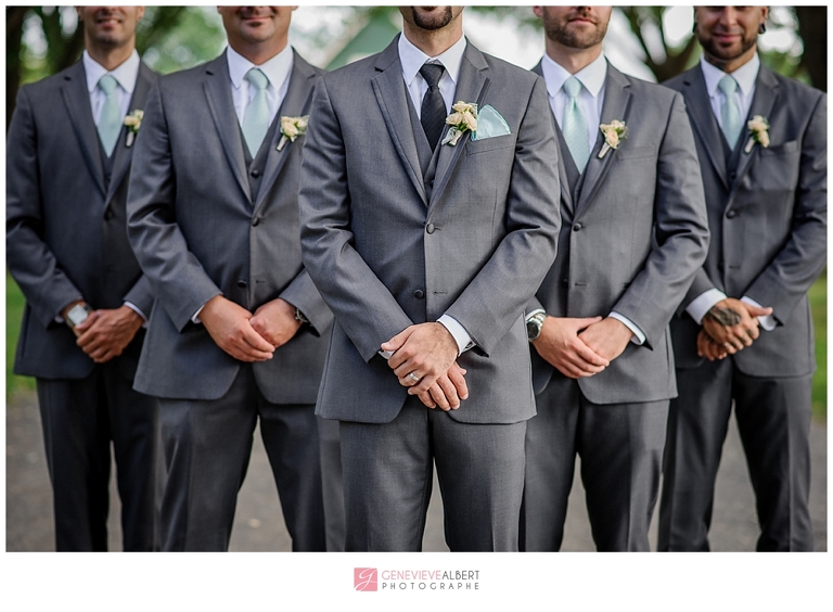 mariage, wedding, photographe de mariage, genevieve albert, rockland, ontario, river rock inn, cumberland heritage museum, mint, blush, vert menthe