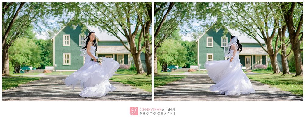 mariage, wedding, photographe de mariage, genevieve albert, rockland, ontario, river rock inn, cumberland heritage museum, mint, blush, vert menthe