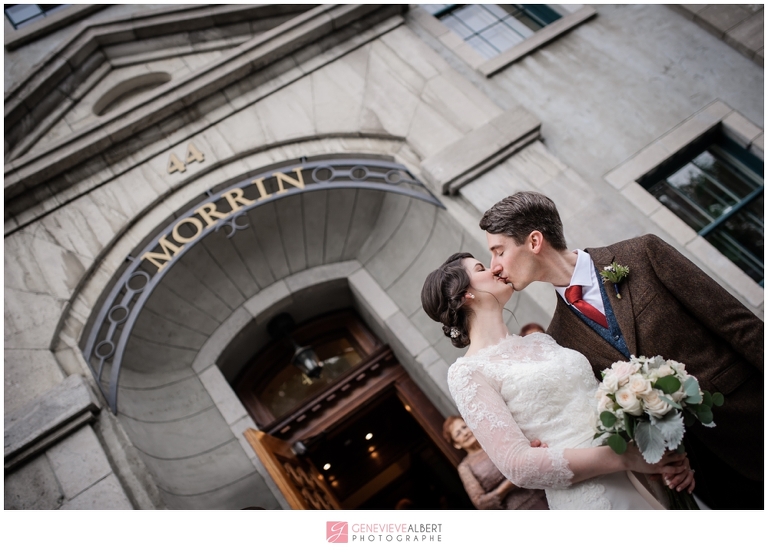 mariage vintage, wedding, morrin center, manoir Montmorency, vieux-québec, genevieve albert photographe