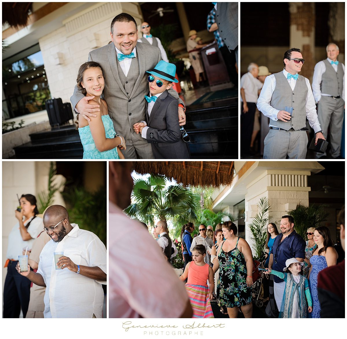 Genevieve Albert Photographe, mariage dans le sud, destination wedding photographer, grand bahia principe Coba, Mexique, Mexico, air transat